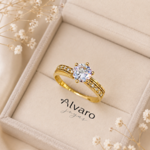 Anillo de Compromiso de Oro 18kt