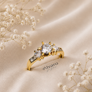 Anillo de Compromiso de Oro 18kt