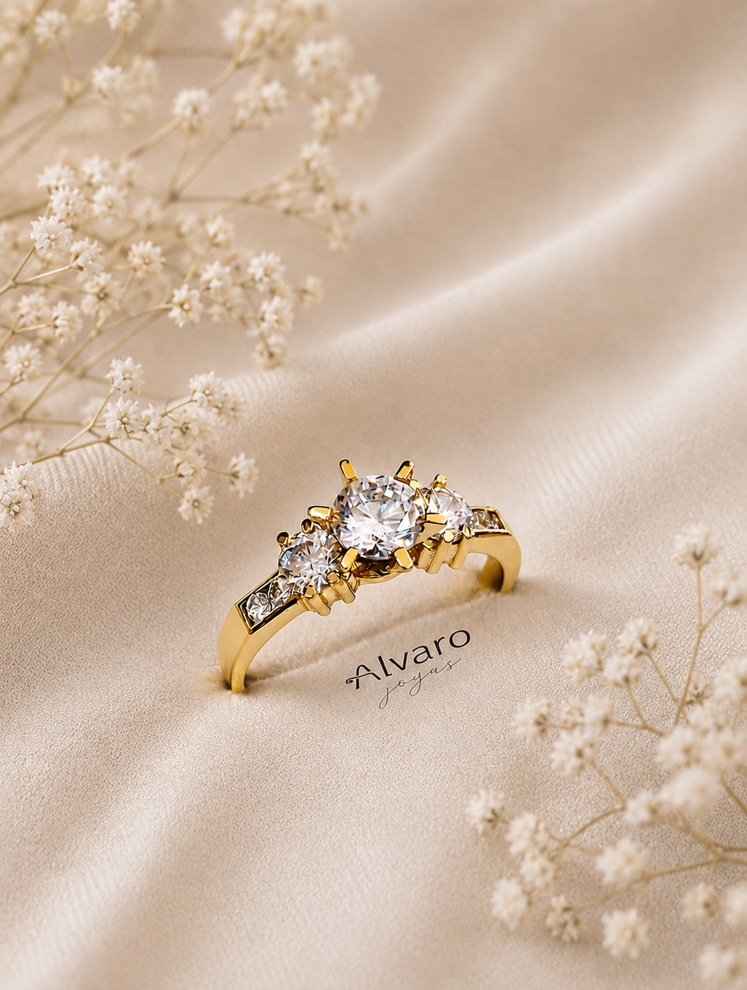 Anillo de Compromiso de Oro 18kt