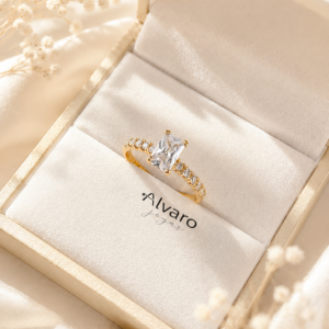 Anillo de Compromiso de Oro 18kt