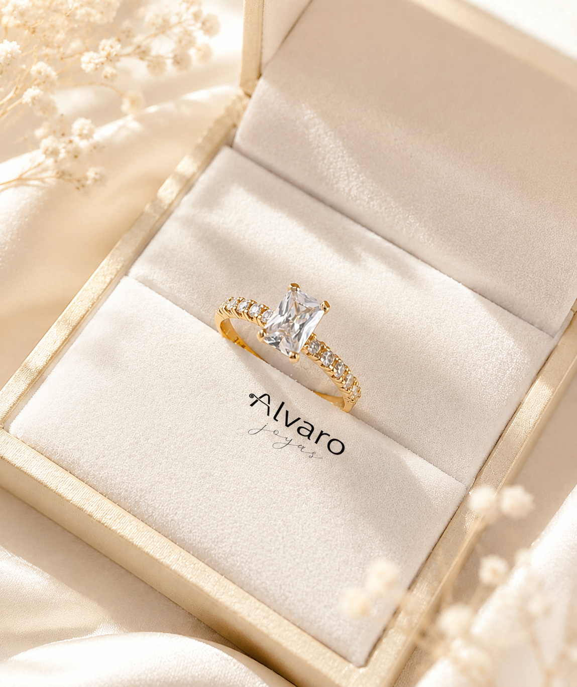 Anillo de Compromiso de Oro 18kt
