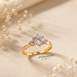 Anillo de Compromiso de Oro 18kt